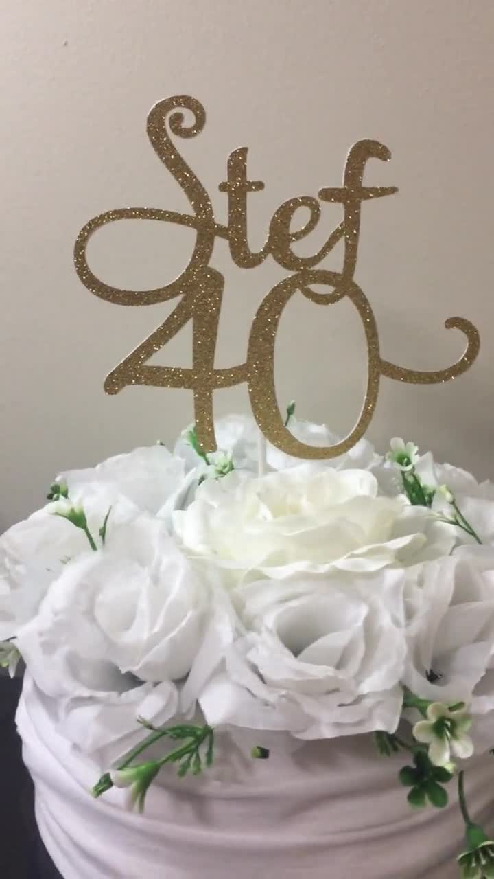 Carte Le Gâteau Des 40 Ans Au Feminin : Envoyer une vraie Carte Anniversaire  40 Ans dès 0,99€ - Merci Facteur