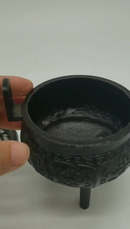 ヴィンテージ日本製三脚銅製香炉（獅子蓋付き） - Etsy 日本