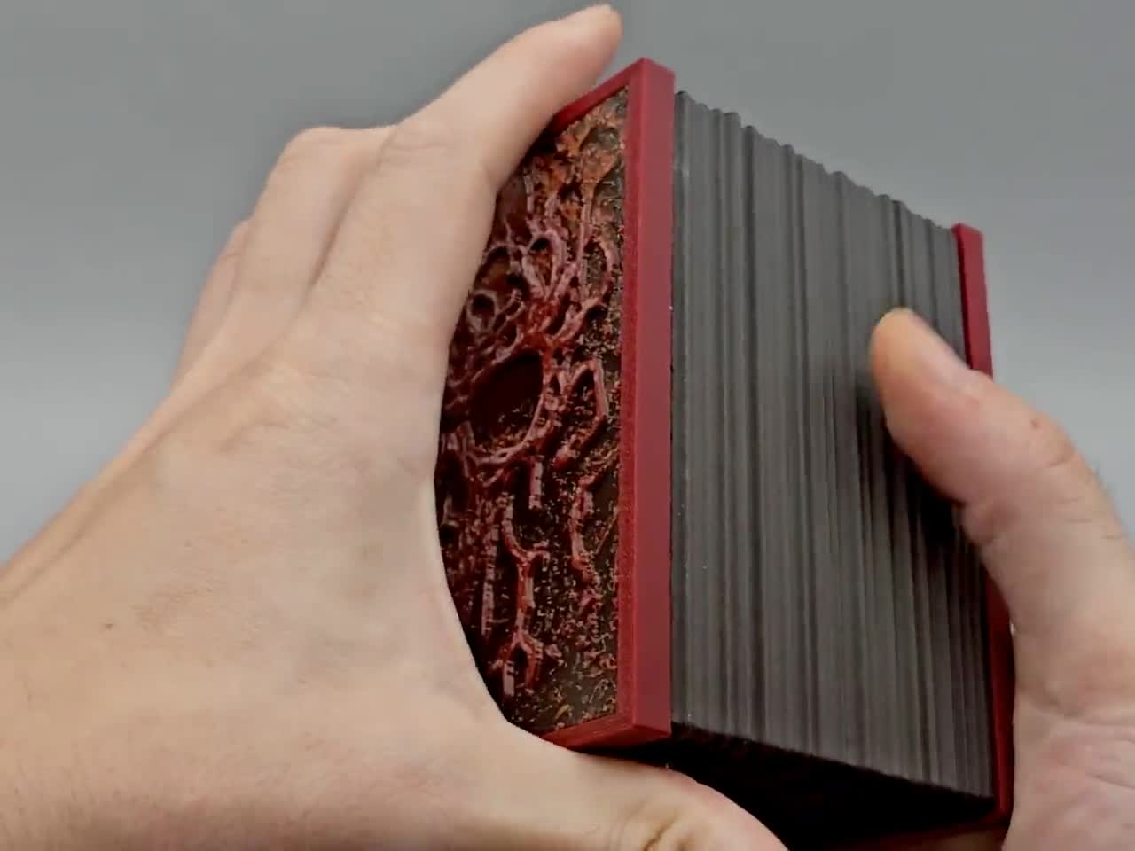 Necronomicon Deck Box * Book of the Dead * Commander * MTG * EDH * Fits 100+ Cards video poster