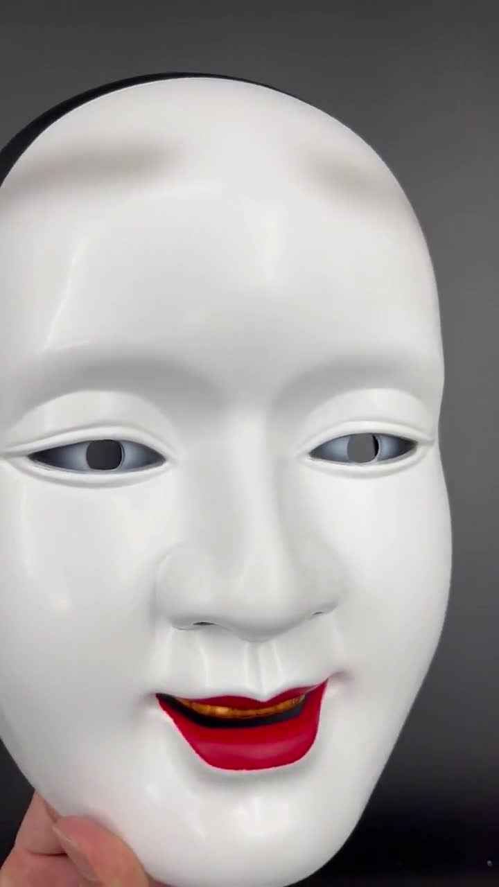 Resin Masquerade Party Female Mask Dance Mask Japanese Noh