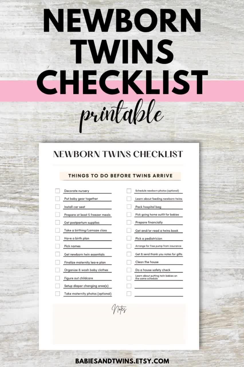 Twins must have store checklist