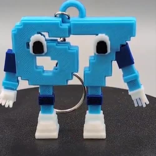 67 keychain ornament Steal a Brainrot Roblox - Etsy 日本