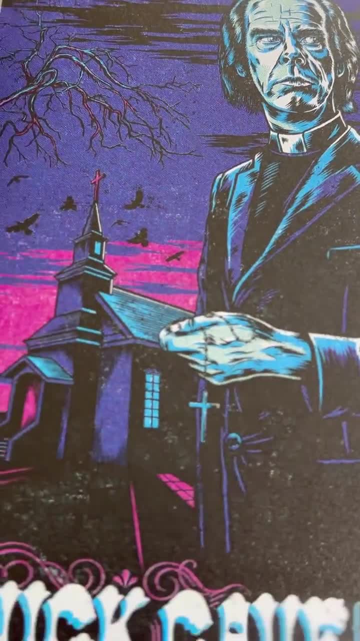 Nick Cave & the Bad Seeds Concert Poster: Gothic Rock Art - Etsy