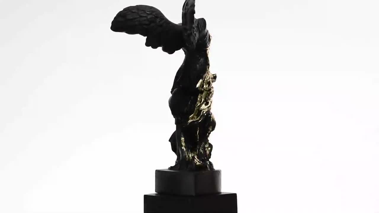 Winged Victory Nike Of Samothrace Sculpture Ancient Greek Famous Statue 25cm Height