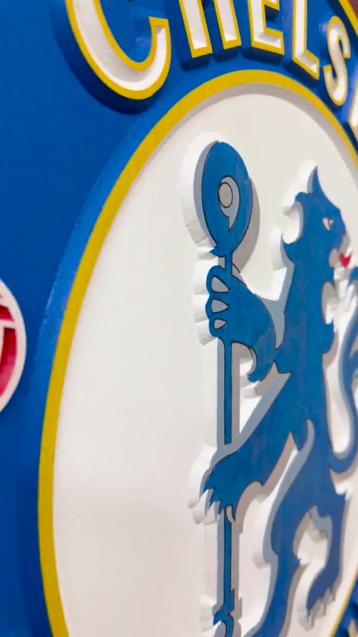 Chelsea Football Club Wood Sign - Etsy Canada