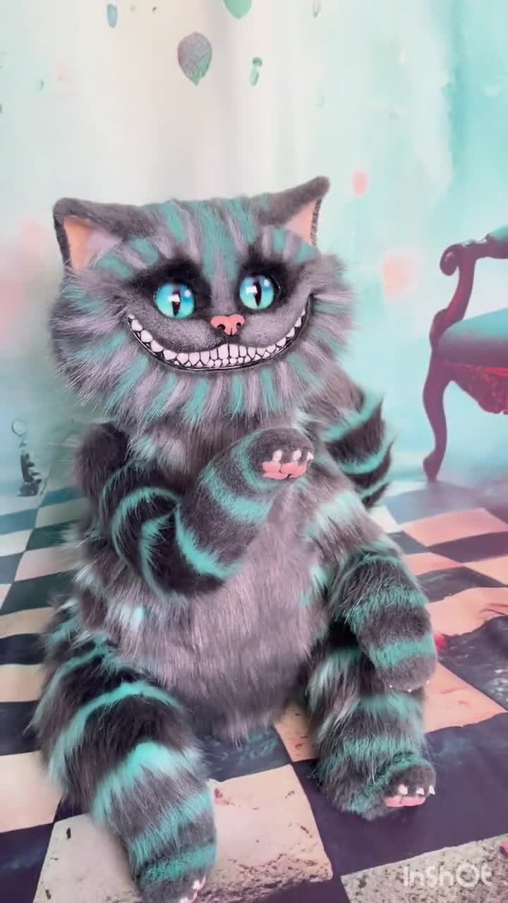 CAT From Wonderland Cheshire Collections Realistic Animals - Etsy