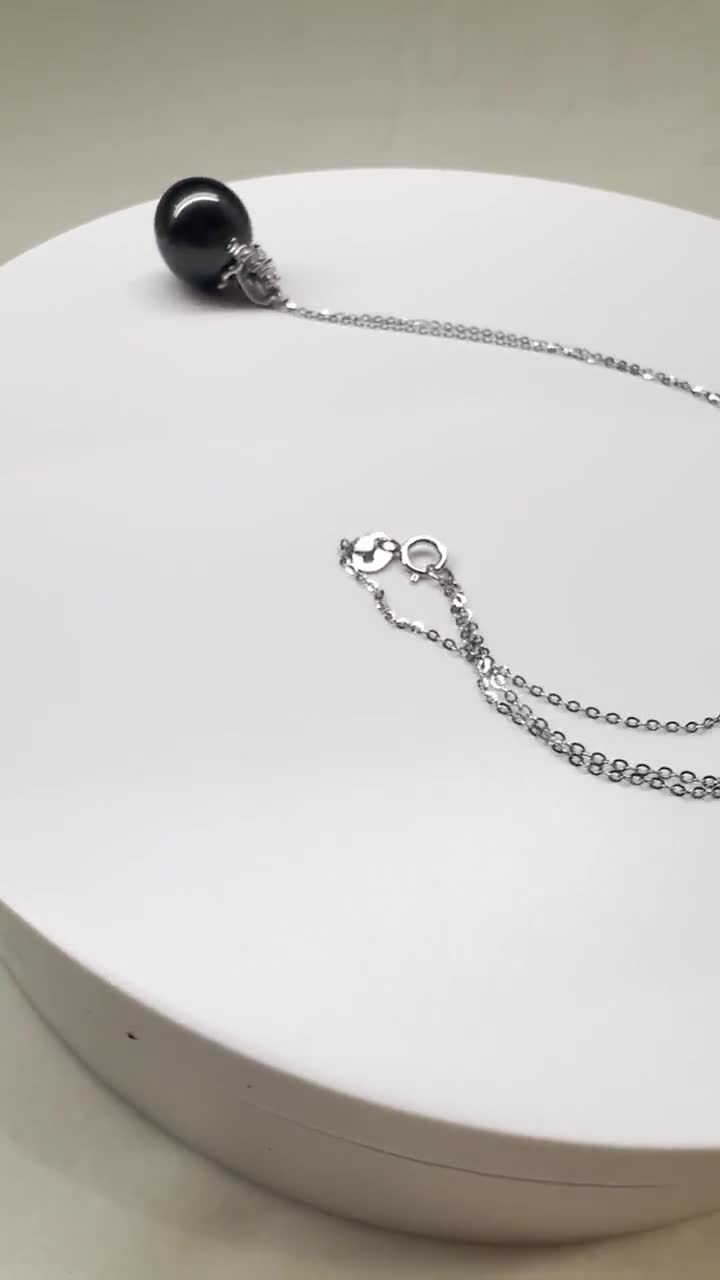 ネックレス・ペンダント TATIANA SILVER925 Black swan Pearl Necklace NZ2070 500207450 TATIANA] Black swan Pearl Necklace ネックレス/送料関税込