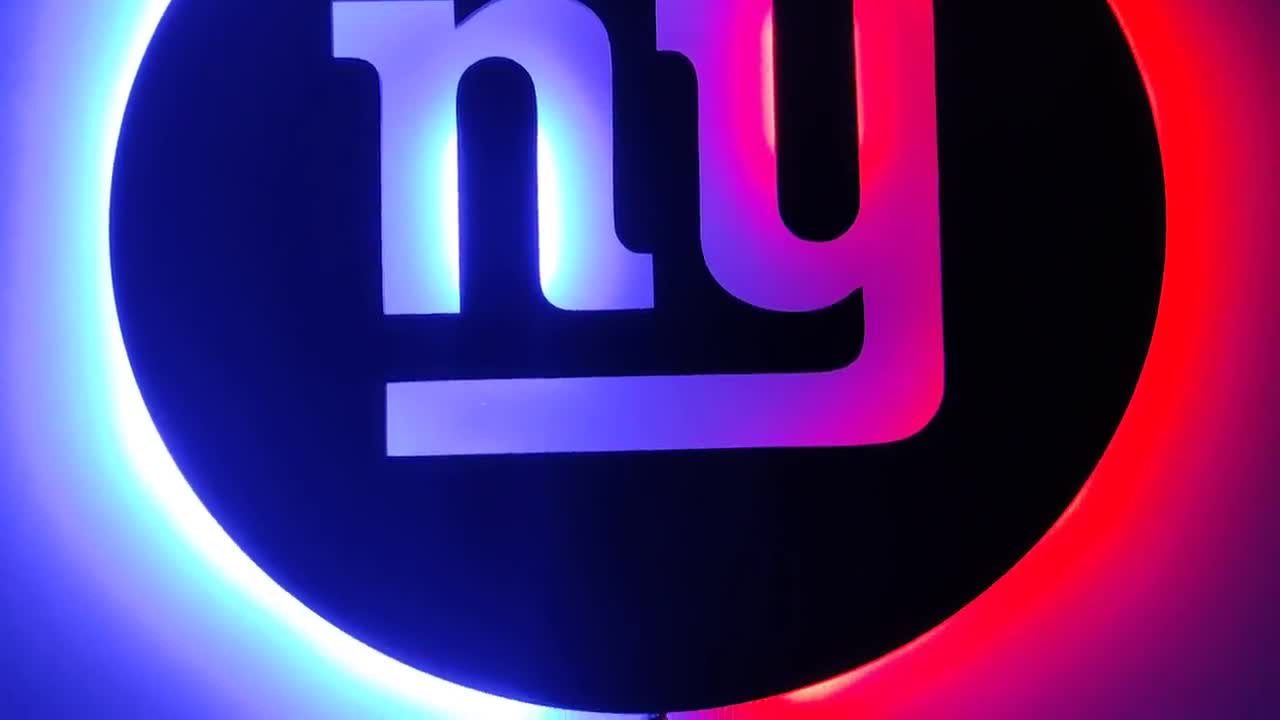 New York Giants Logo LED Neon Sign