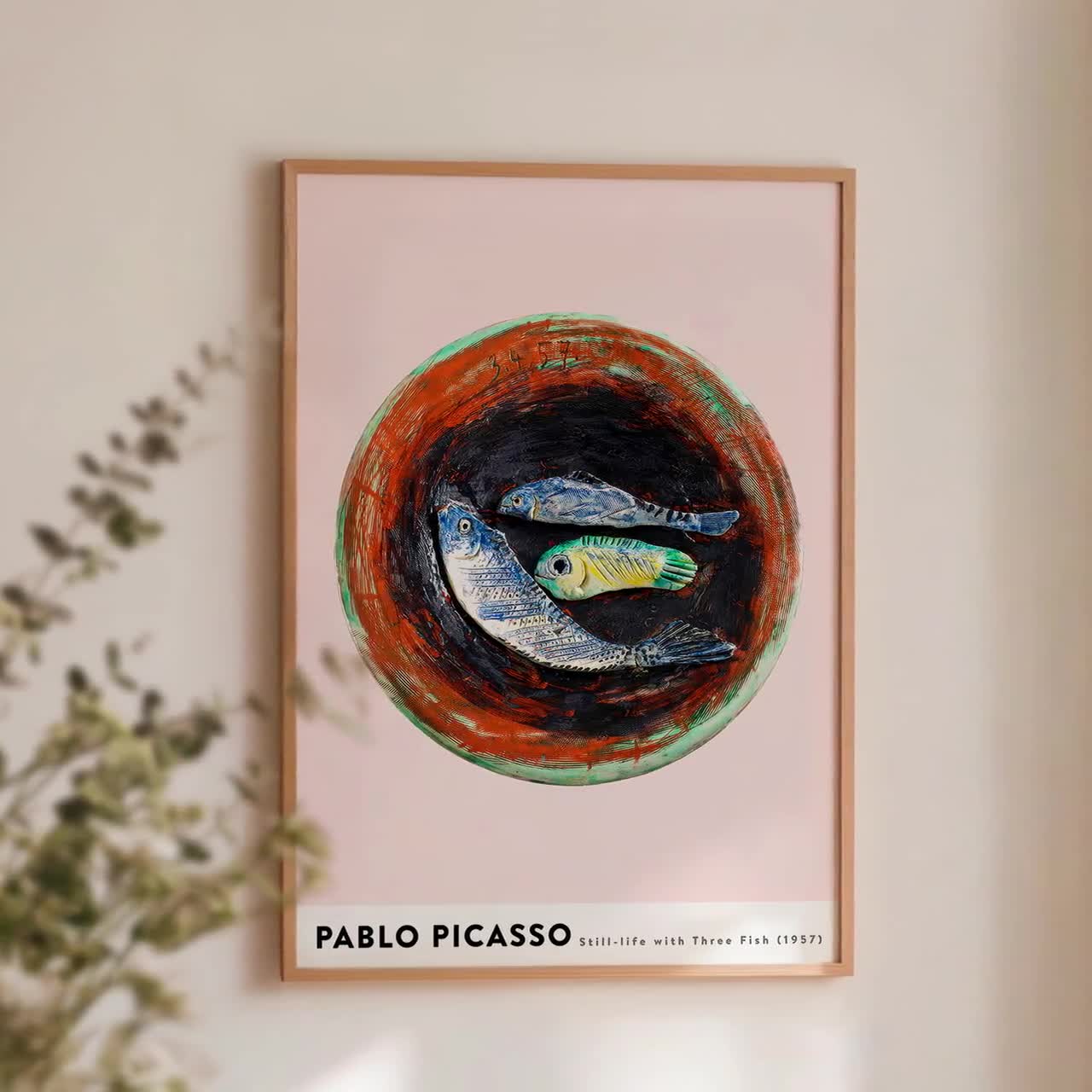 Picasso Art Print | Still-life With Three Fish (1957) | Museum