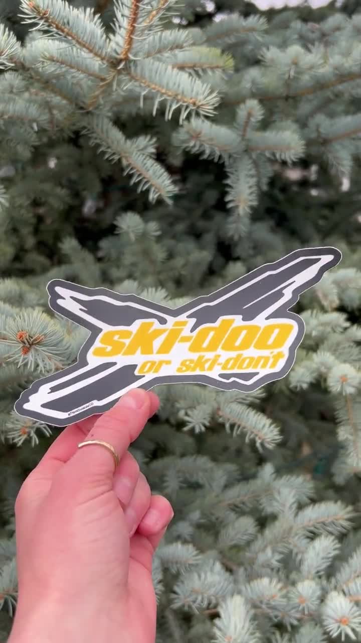 Ski-Doo or Ski-Don’t Sticker – Funny Sledder Snowmobile Decal – Ski-Doo Logo Parody – Sledneck Gift – Polaris Sled Touring Vinyl video poster
