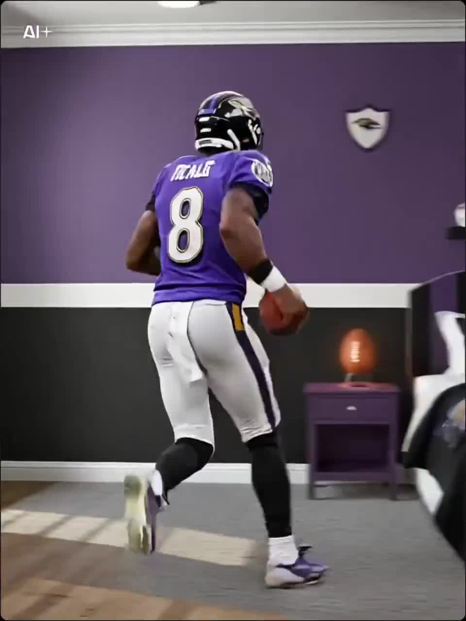 Lamar Jackson | Baltimore Ravens | Large Removable Fathead Style
