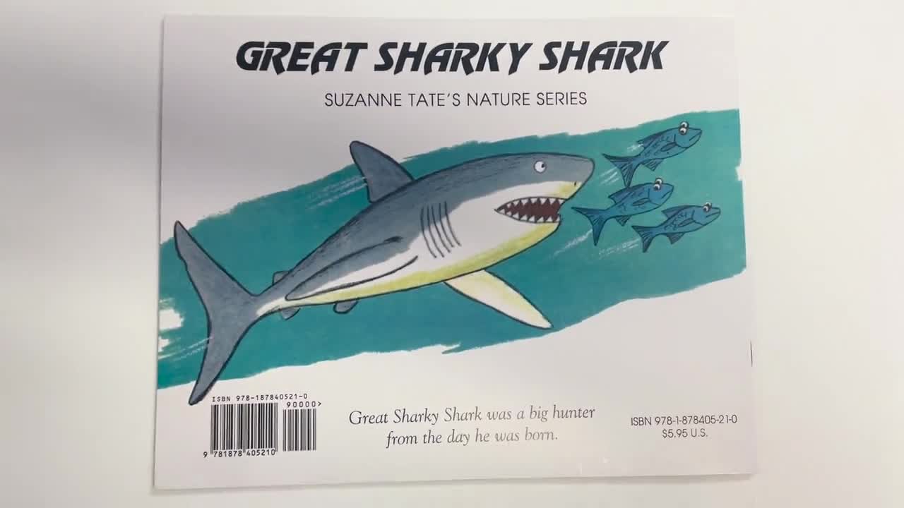 Sharky Shark Children's Book, Autographed Copy by Suzanne Tate video poster
