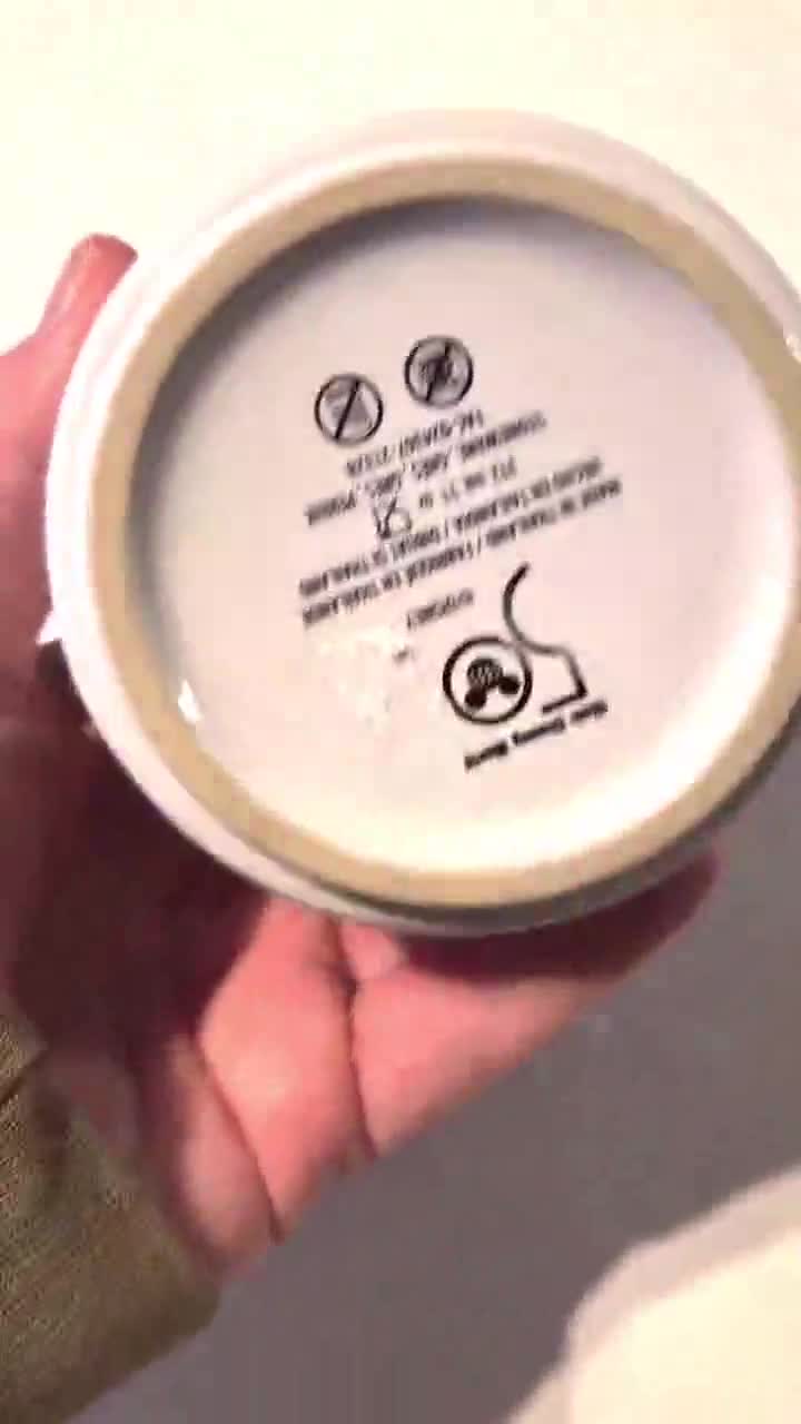 Bonita taza vintage de Mickey Mouse de Walt Disney World con castillo y borde dorado video poster