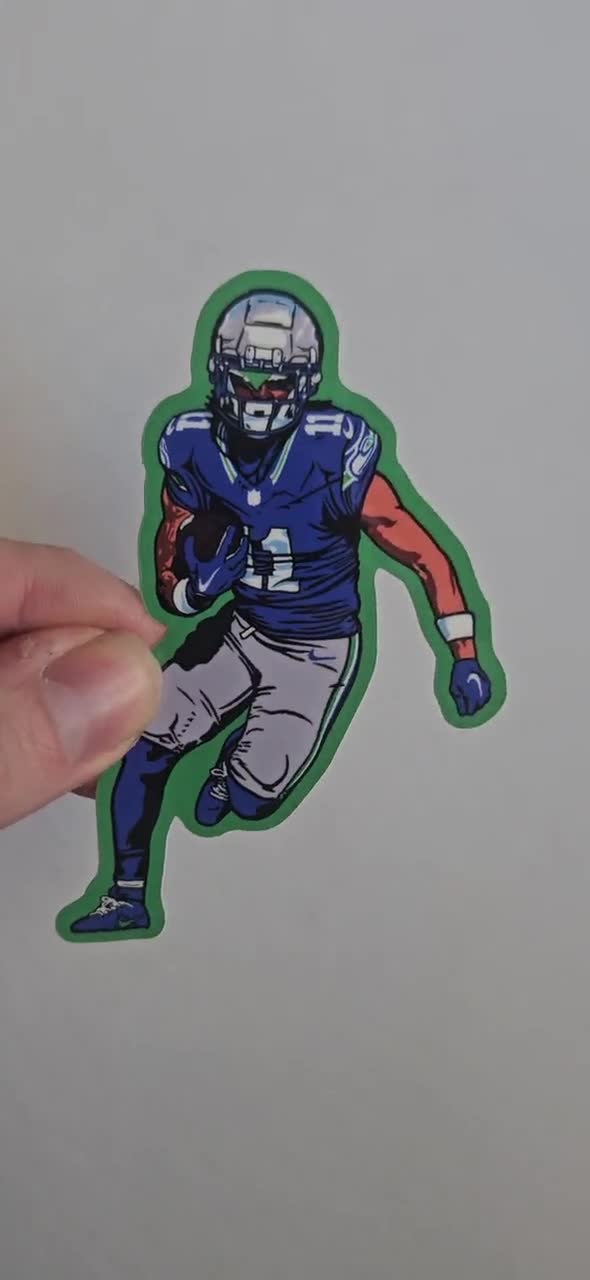 Jaxon Smith-njigba Vinyl Sticker - Etsy