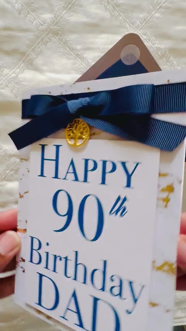 Stuff4 Biglietto di auguri 86° compleanno da uomo con palloncini glitterati neri e dorati biglietti di auguri 86 anni papà bisnonno Gran 145mm regalo