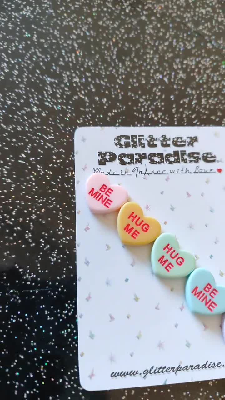Love Candy - Pin - Candy Heart Pin - Valentines Heart Candy - Love