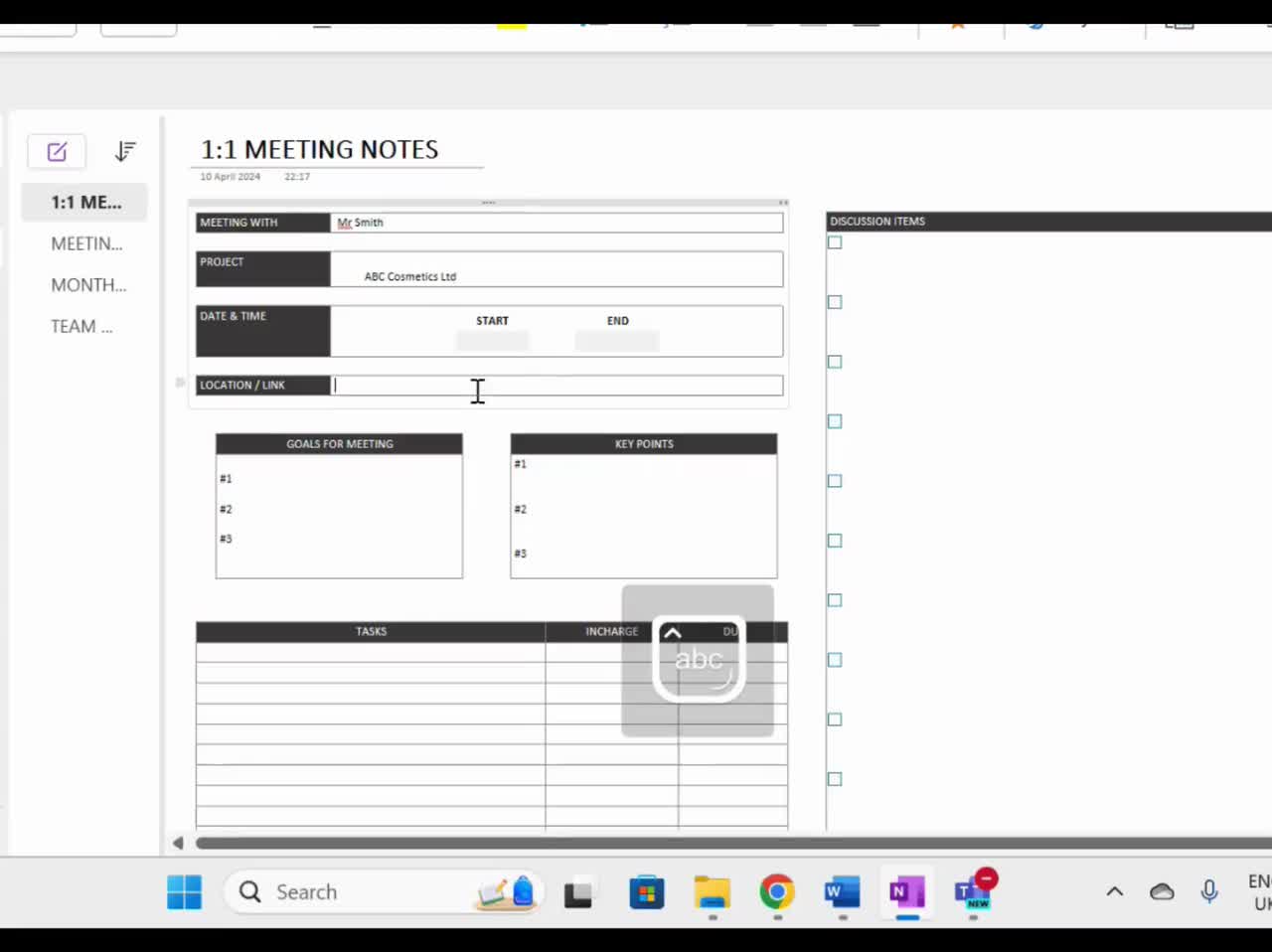 Onenote Meeting Notes Template Meeting Notes Template | Atlassian
