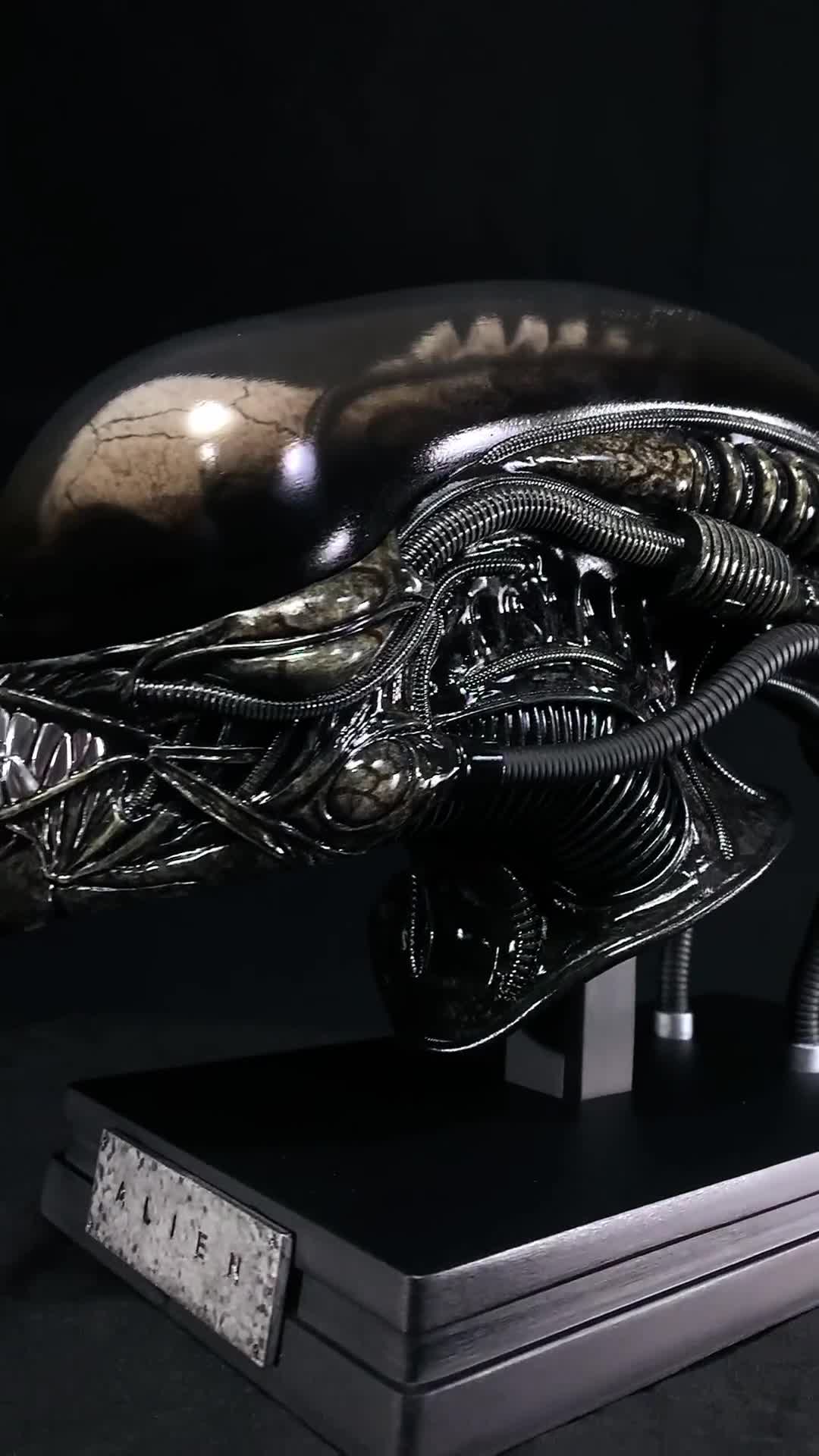 Alien Big Chap Head – Original Author's Resin Sculpture - Etsy 日本