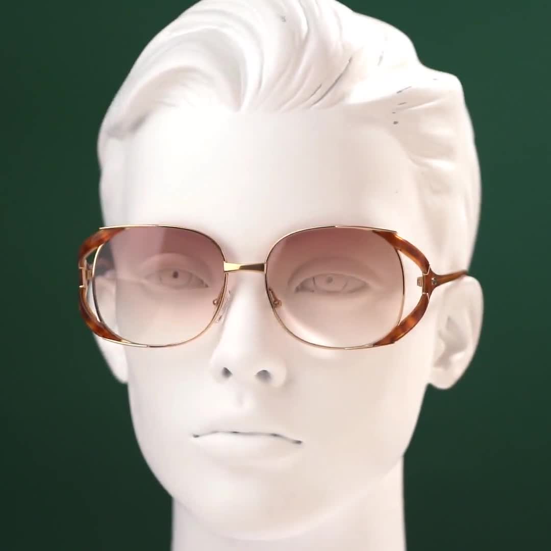 Christian Dior 2524 Oversized Butterfly Sunglasses, Vintage 80s