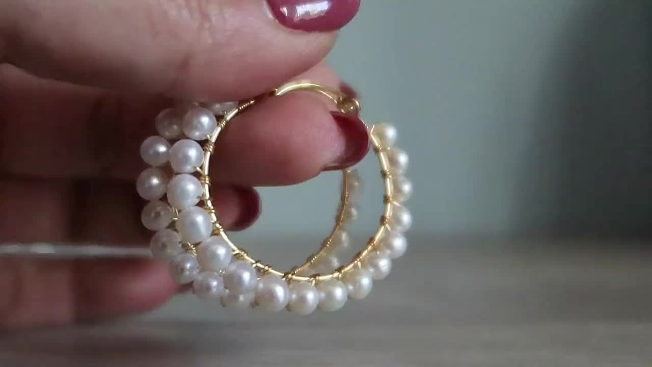 Dochais Orecchini A Goccia Con Perle - Placcati Oro 14k, Ipoallergenici, Eleganti E Leggeri Per Donne