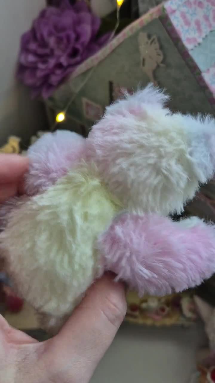 Vintage Kitschy Rushton Clay Face Rubber Face Inspired Bear