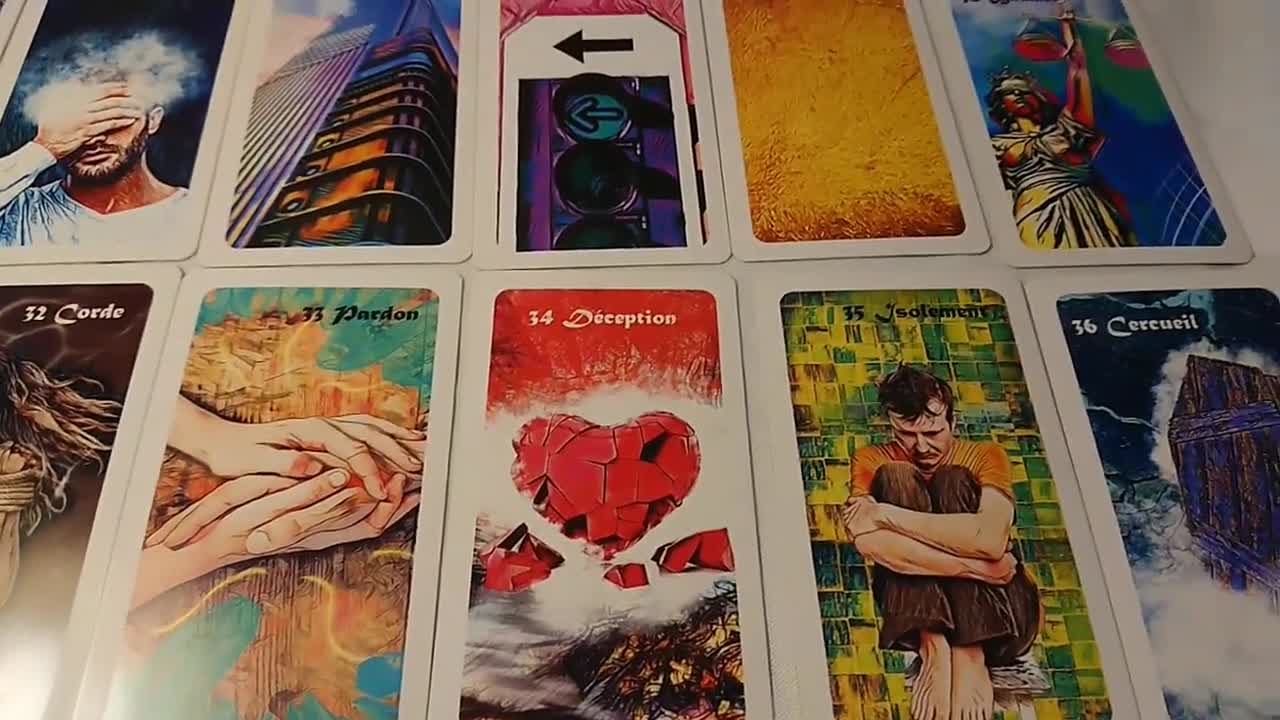 THE ORACLE MATEHESS Divinatory Card Game Booklet -  Denmark
