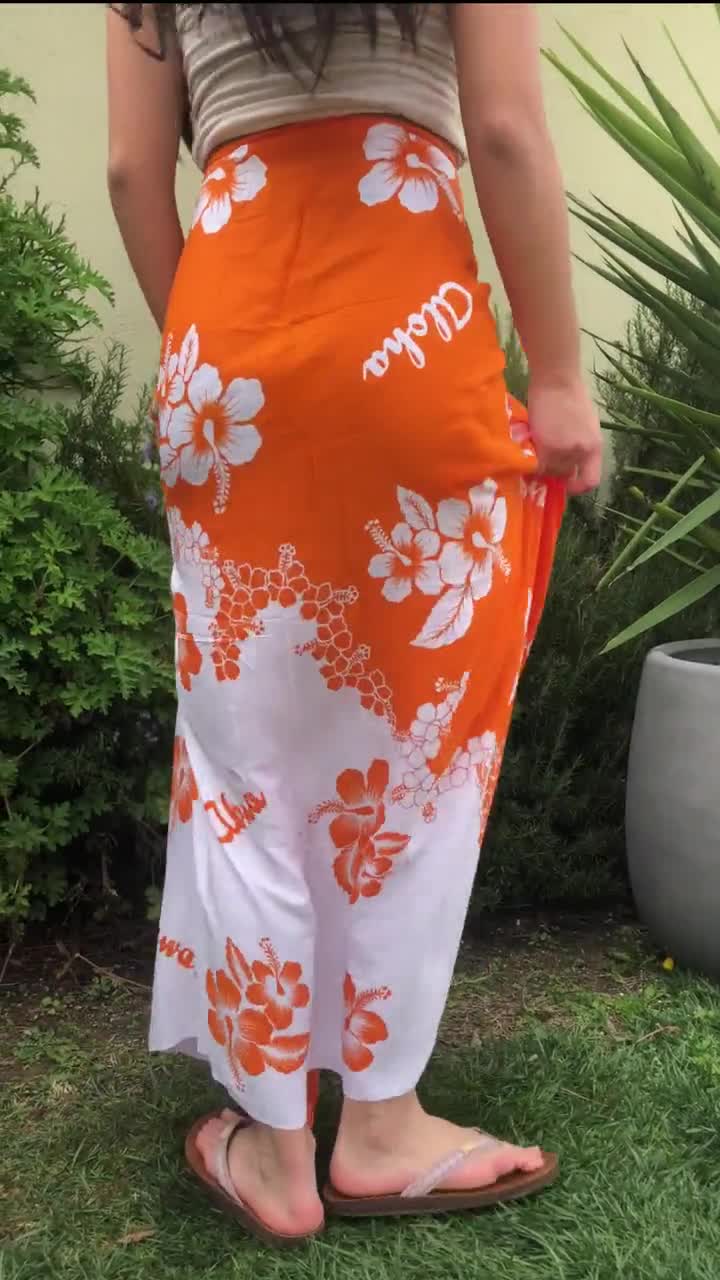 HADWAO Sunset Beach - Sarong Corto Da Donna, Gonna Corta In Chiffon Per Feste In Piscina Girasole Bandiera Americana Taglia Unica 124898980