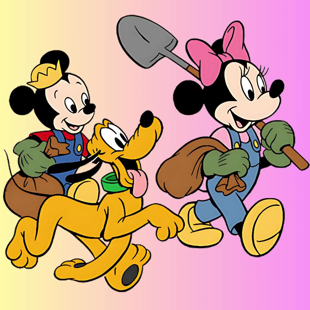 【値下げしました】ミッキーと仲間たちのアート 1996年製32900→25900 Amazon.co.jp: Disney (ディズニー) ミッキーとお友達デラックス