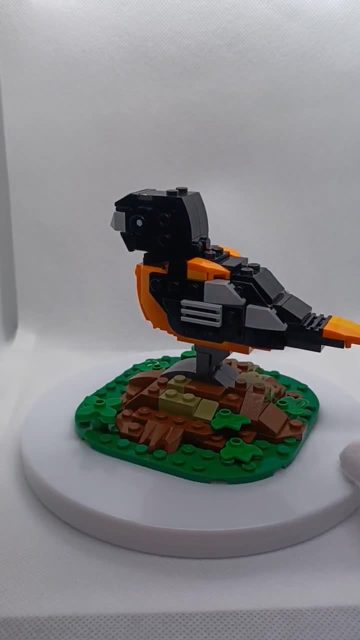 Custom Baltimore Oriole Backyard Birds Lego-moc/model - Etsy