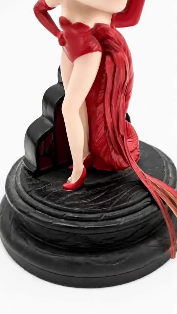 Gorgeous Collectible and Vintage Betty Boop Show Girl, Red Dress