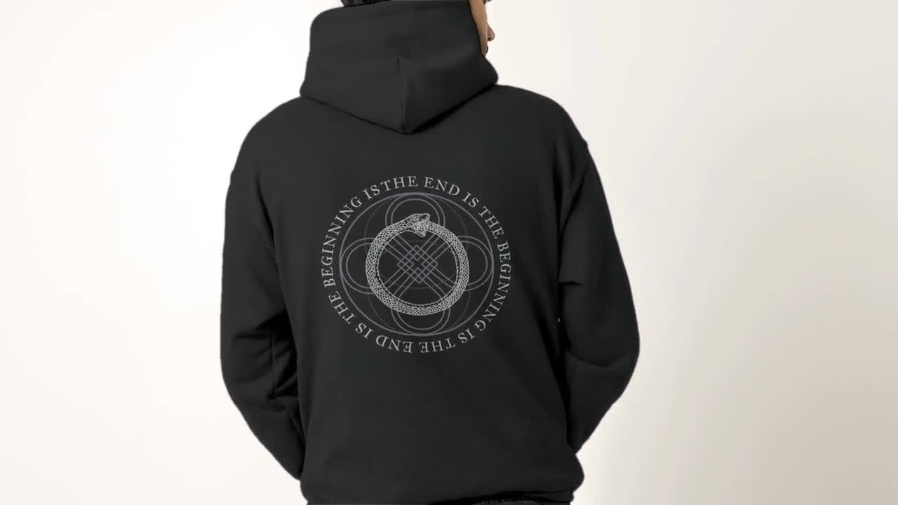 OUROBOROS ZIP HOODIE (Brown) – IDEASWAM