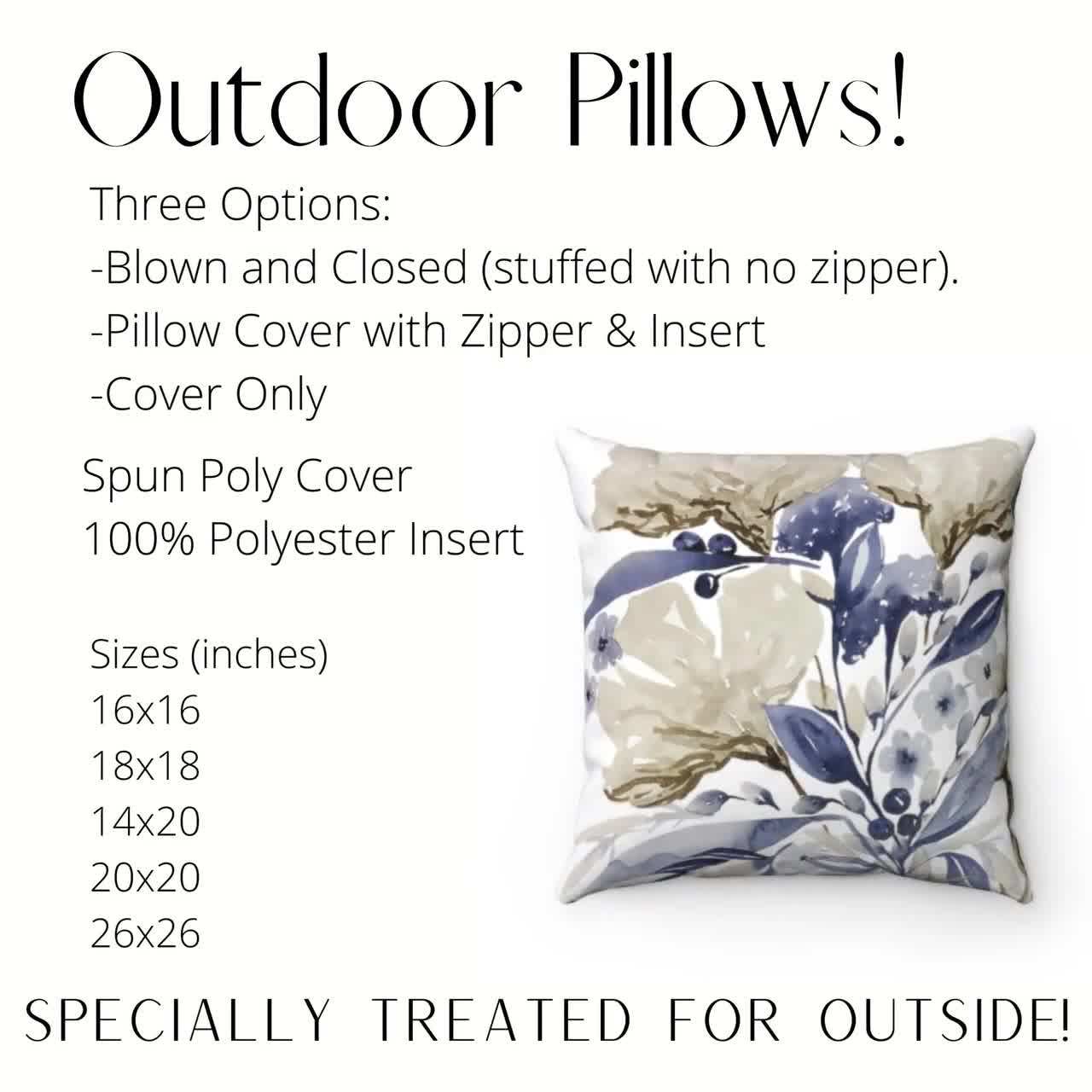 26x26 store outdoor pillows