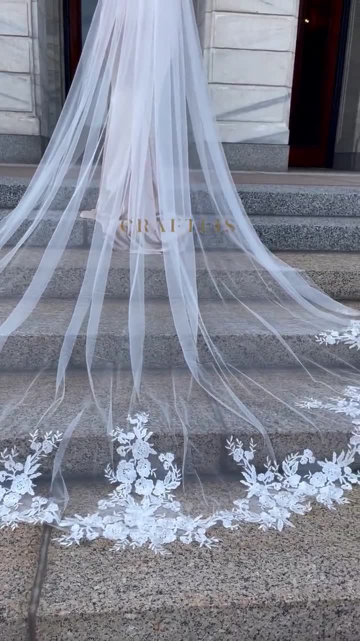 63 Best Long Wedding Veils ideas  wedding veils, wedding, bridal veil
