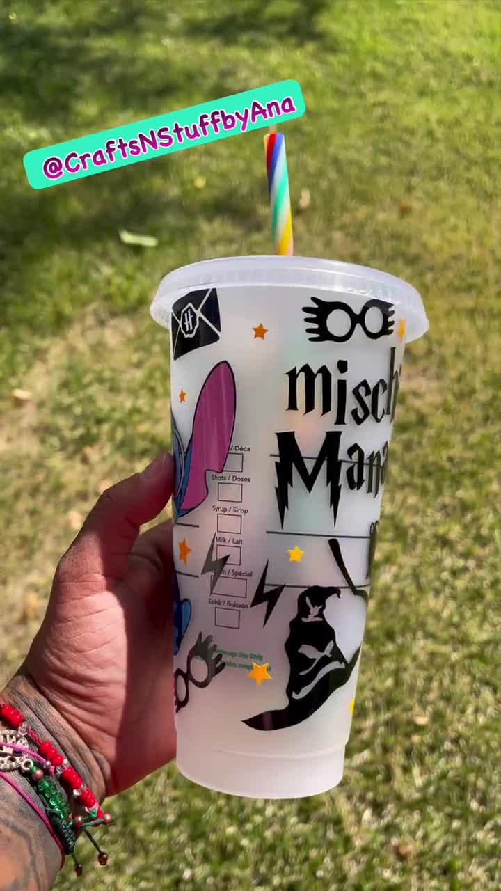 Wizard Stitch, Mischief Manager, Inspired Venti Starbucks Reusable Cup