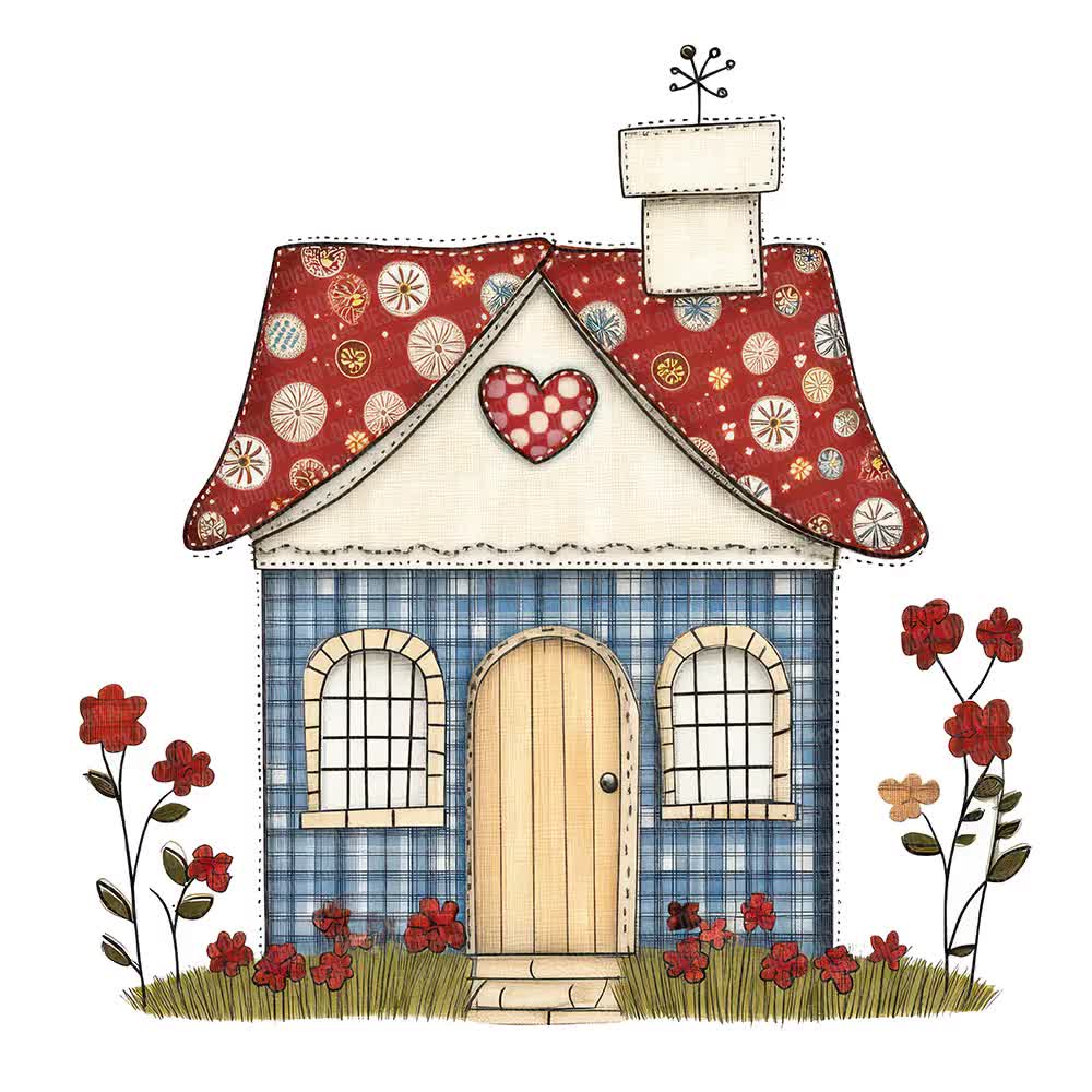 Clipart House001 - Cartoon Home - Free Transparent PNG Clipart Images  Download, image size:1000x1000