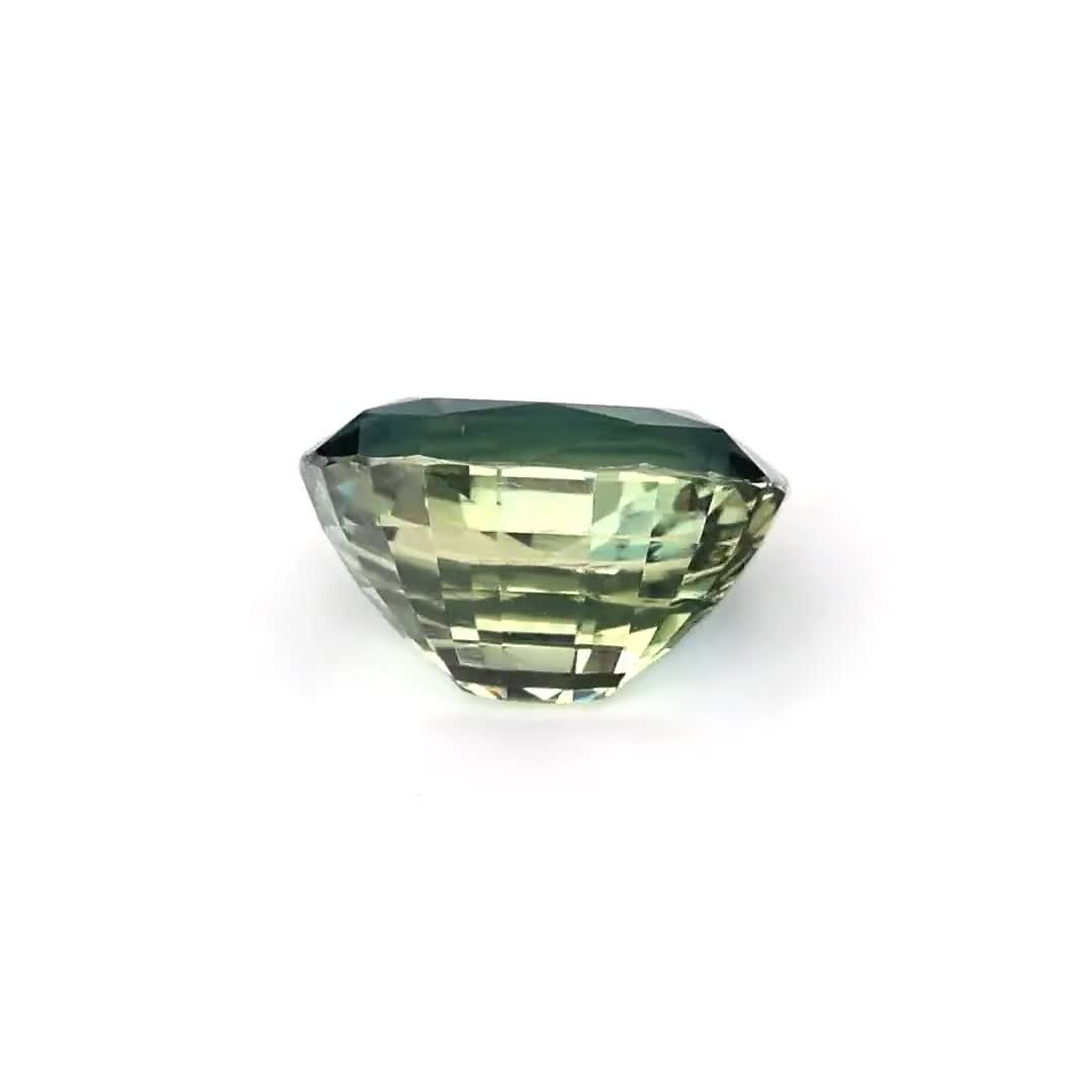 Mint Sapphire Sapphire 3.55 Carat Mint Green Sapphire Oval - Etsy