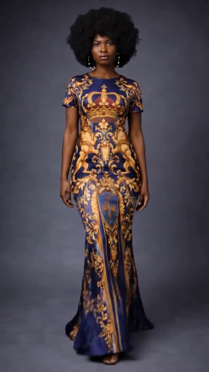 royal blue and gold maxi dress Modern Royal Blue & Gold Lace Formal Dress