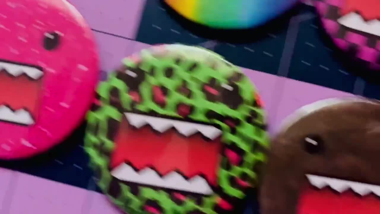 Domo-kun Pin Badges - Etsy
