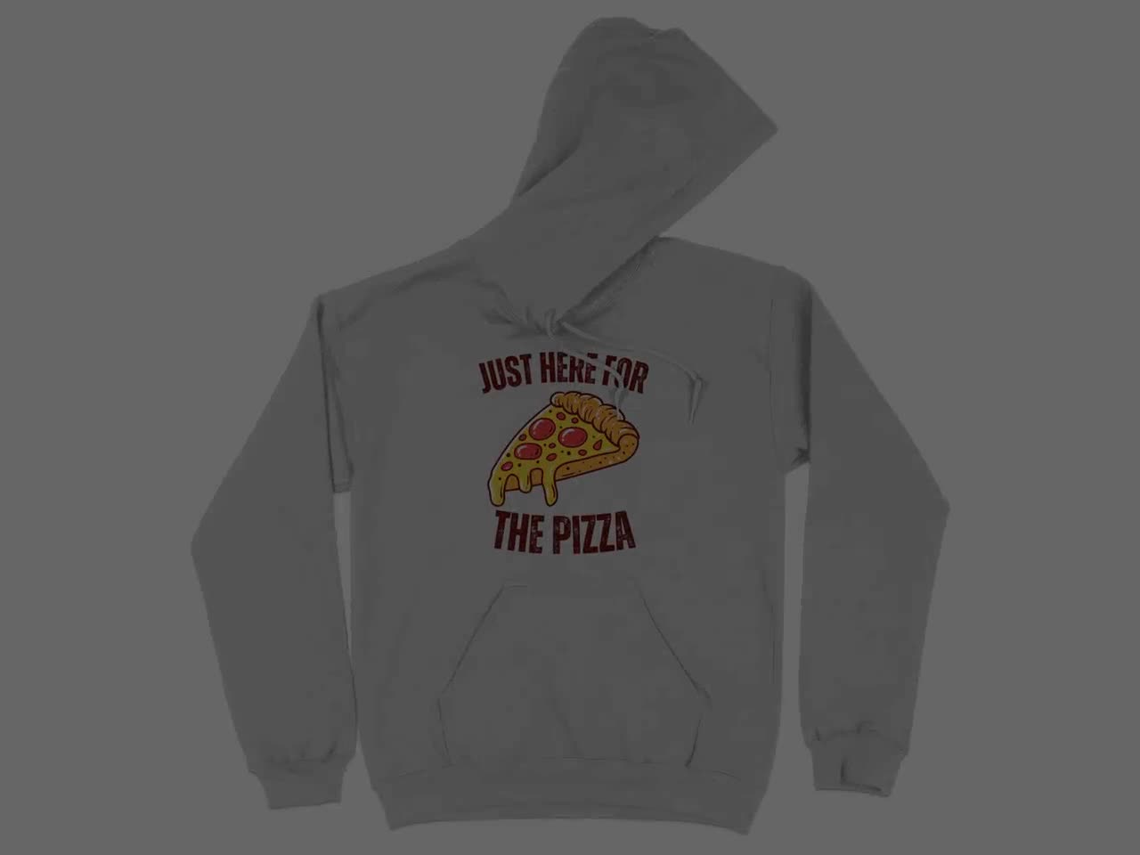 Just Here for the Pizza Hoodie - Funny Foodie Gift - Etsy Canada