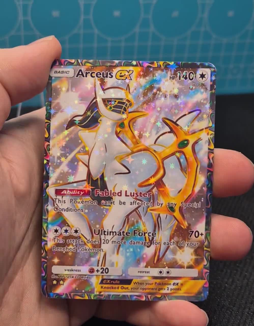 arceus break pokemon card EX A2a / Triumphant Light / tcg quality custom shuffle your deck. Arceus (AR5) AR5/99 Price 2026