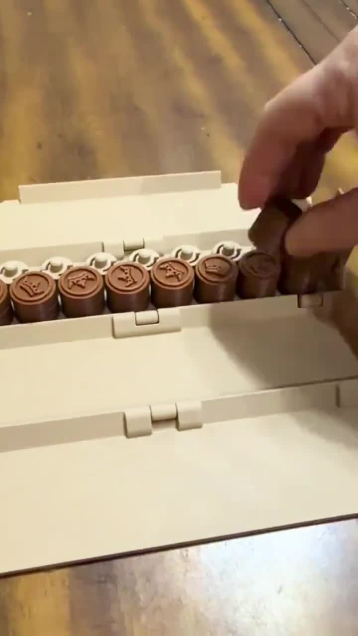 3D Printed Checkered Game – 3D Travel Game – Kids Game video poster