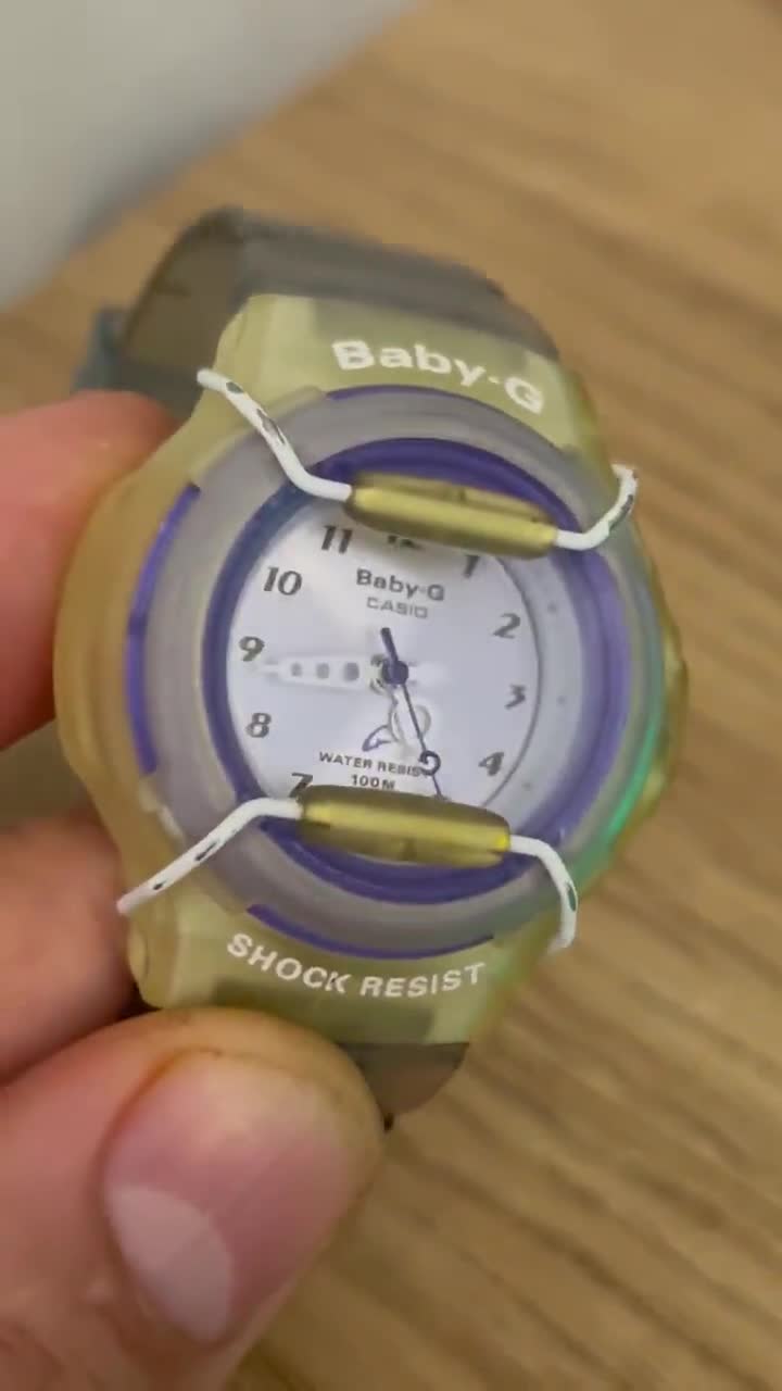 ヴィンテージ カシオ Baby-G/ BG-21 非常に良い状態/高品質、腕時計