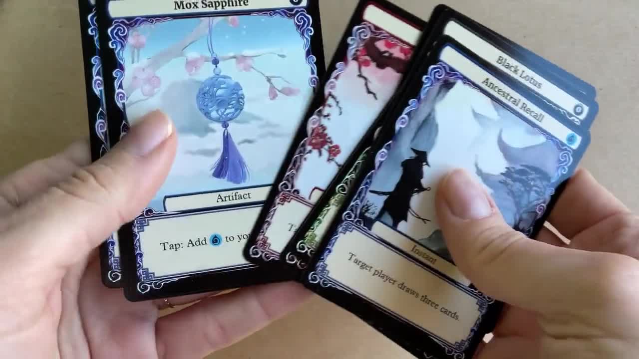 Mox Emerald - Custom Card Power Nine | Altered Japanese Full Art