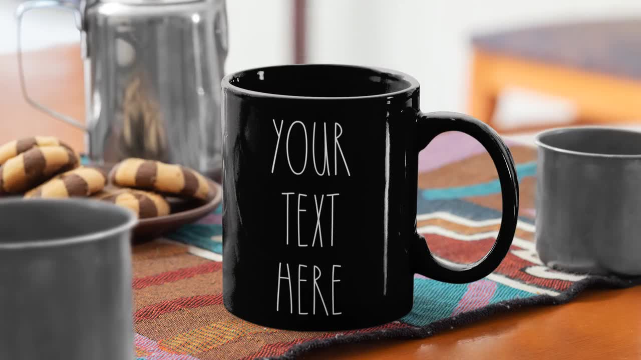 Etched Glass Coffee Mugs - Design: CUSTOM - Everything Etched