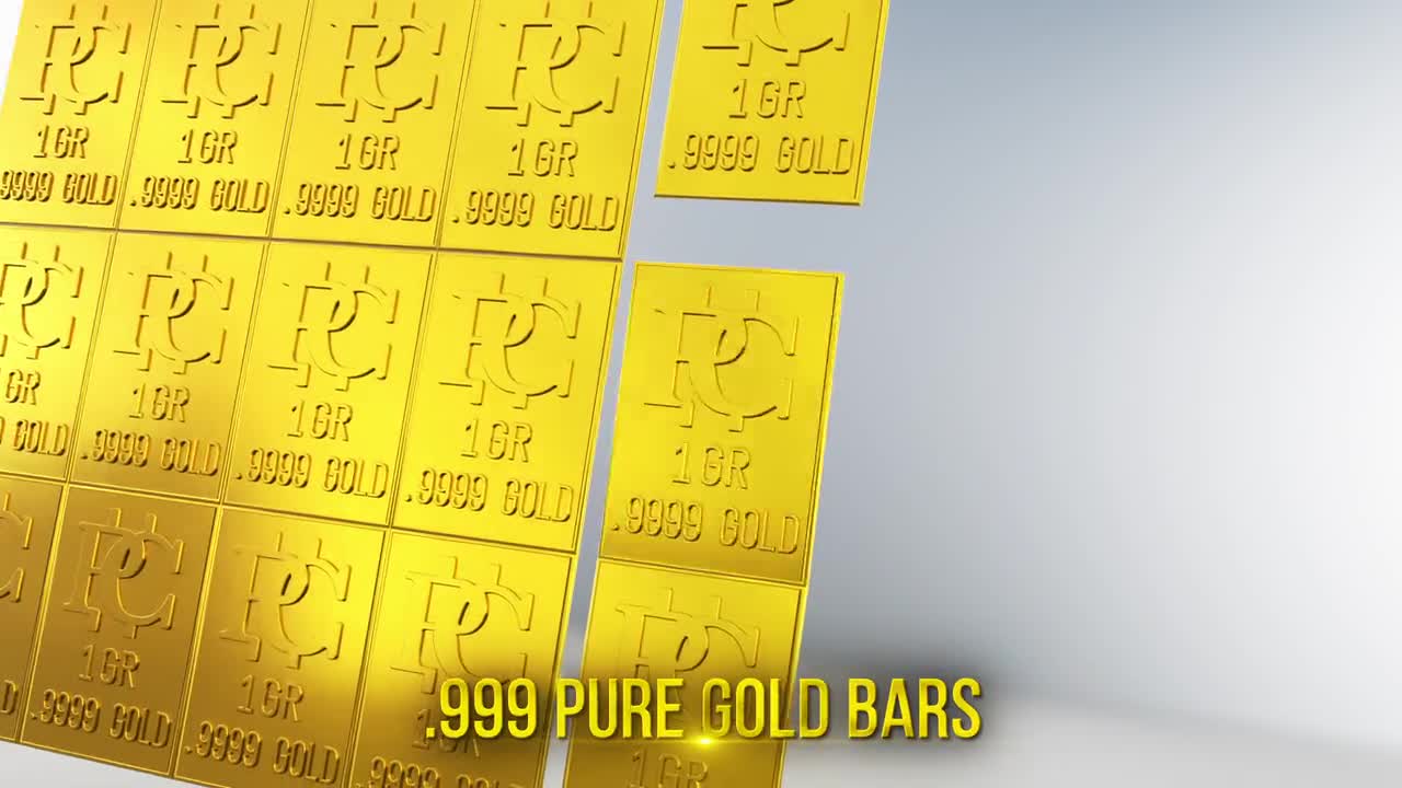 Pure Gold Bar That Breaks Into 3 One GR Bars Gold Bullion .9999
