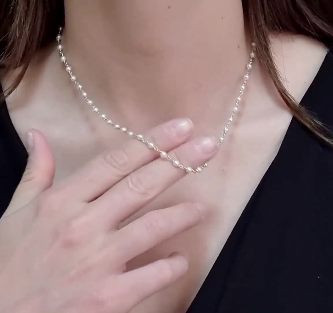 Parelmure real pearl necklace 