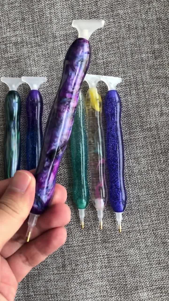 DIY Resin Diamond Art Pen.each Pen Includes 5 Tips and 1