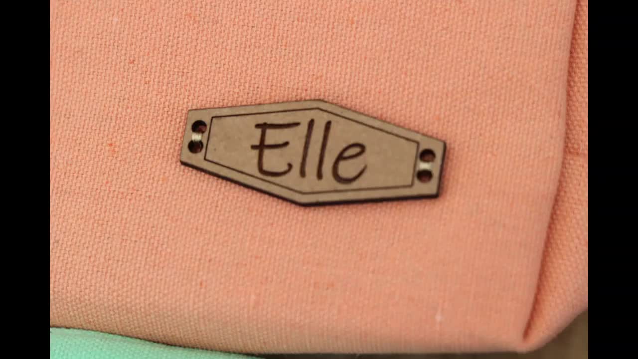 Personalised Pencil Case With Engraved Name Tag Make up -  UK