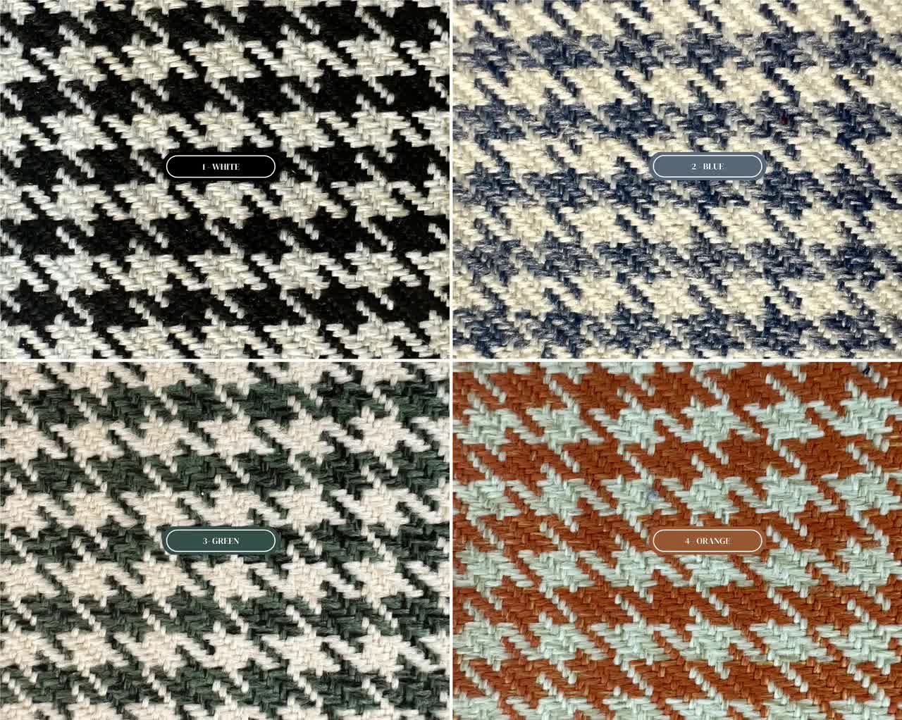 Porsche Pepita Houndstooth Car Upholstery: Elevate High-end Fabric  Multicolor Plaid 356C, 911, 912, and 914 Fast Shipping Without Foam - Etsy