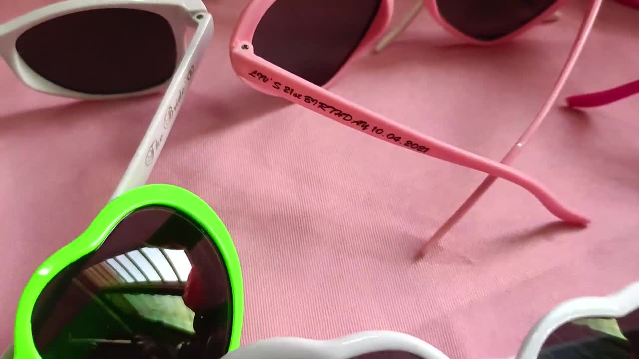 DESIGN YOUR OWN Personalised Custom Festival & Party Sunglasses